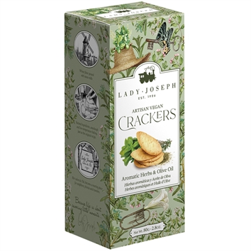 Aromatic herbs crackers